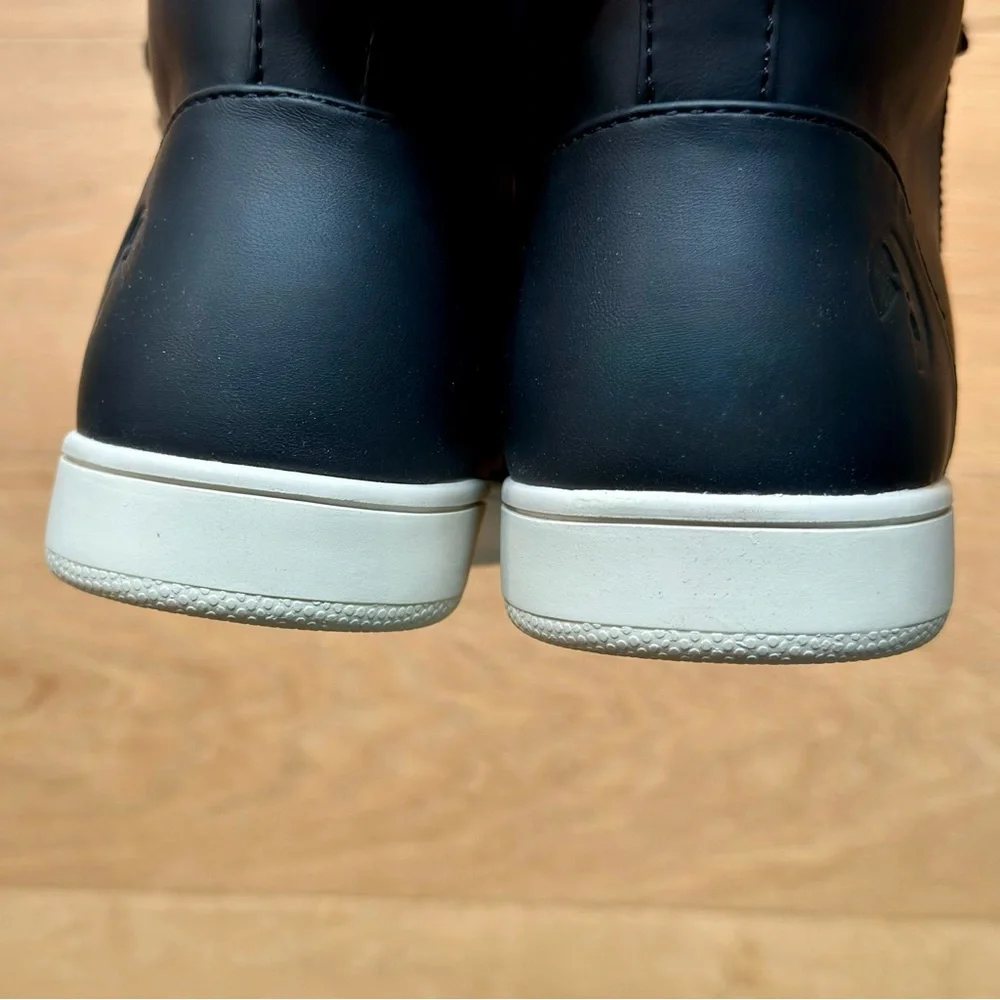 NWT Billy Footwear Sneakers Mid Top Black Easy On/Off Zipper Women’s 7.5 - Picture 11 of 14